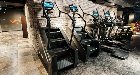 ジムエリア トレーニングマシン マウンテンクライマー イメージ