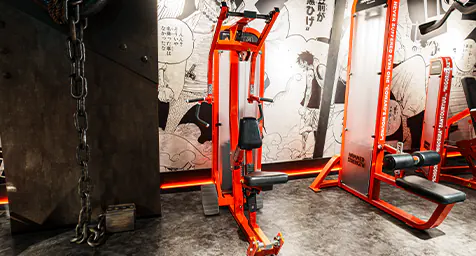 ジムエリア トレーニングマシン シーテッドロー  イメージ