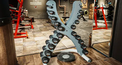 ジムエリア トレーニングマシン ダンベル1～10kg イメージ