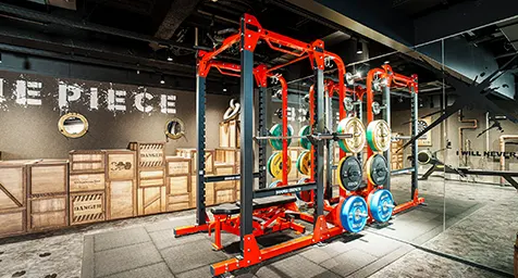 一対一（サシ）エリア トレーニングマシン パワーラック イメージ