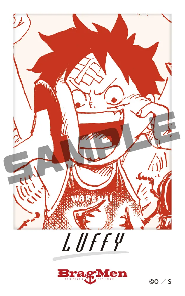 チェキ風カード LUFFYイメージ