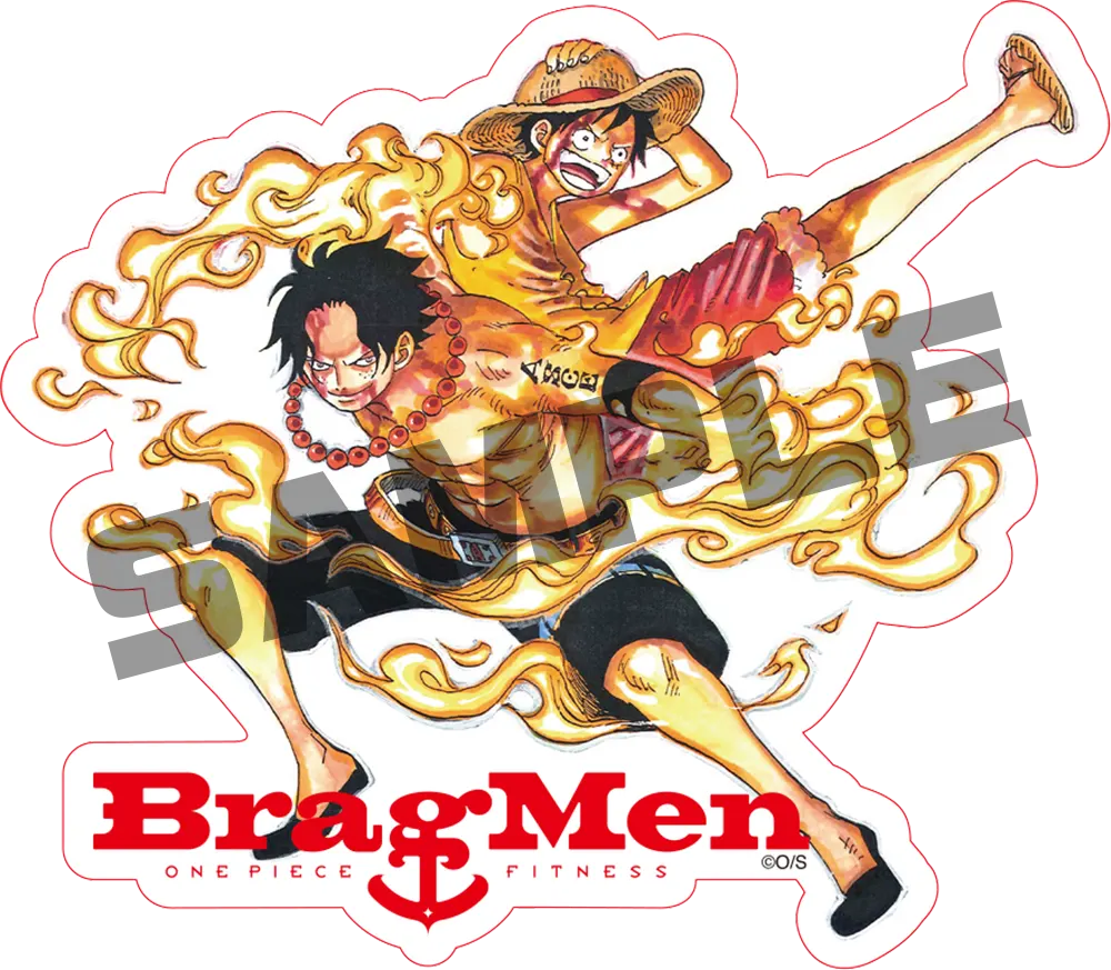 エース×ルフィ オリジナルステッカー イメージ